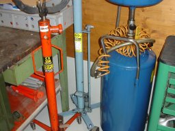 Getriebeheber / Ölwagen